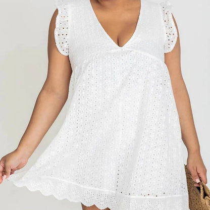 LM | California lace dress Romper