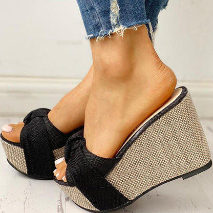 LM | - High Heels Wedge Heel Sandals Women