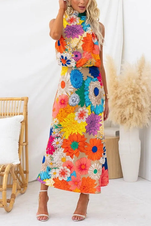 LM | Liora maxi dress with floral print