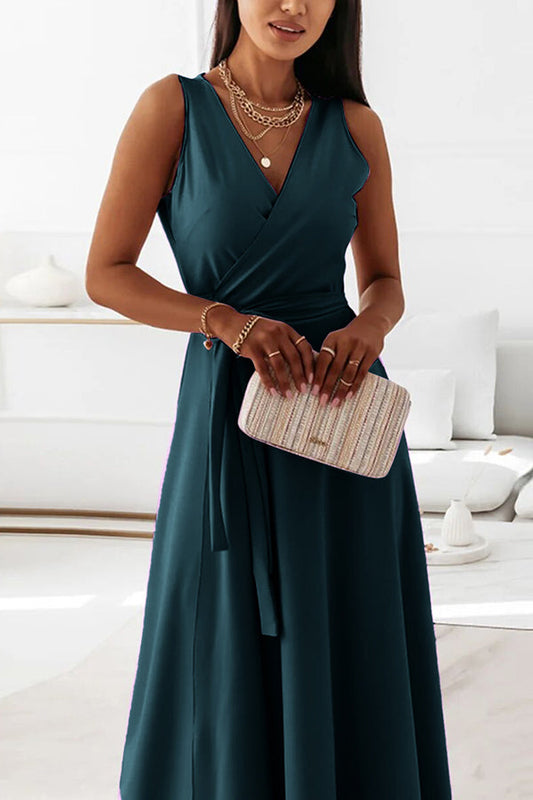 LM | Wrap strap maxi dress