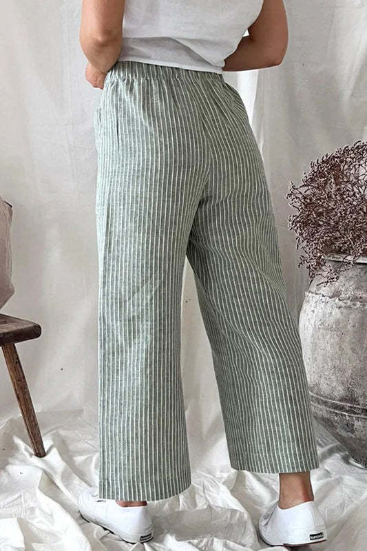 LM | Casual Solid Bag Loose Straight Pants(5 Colors)