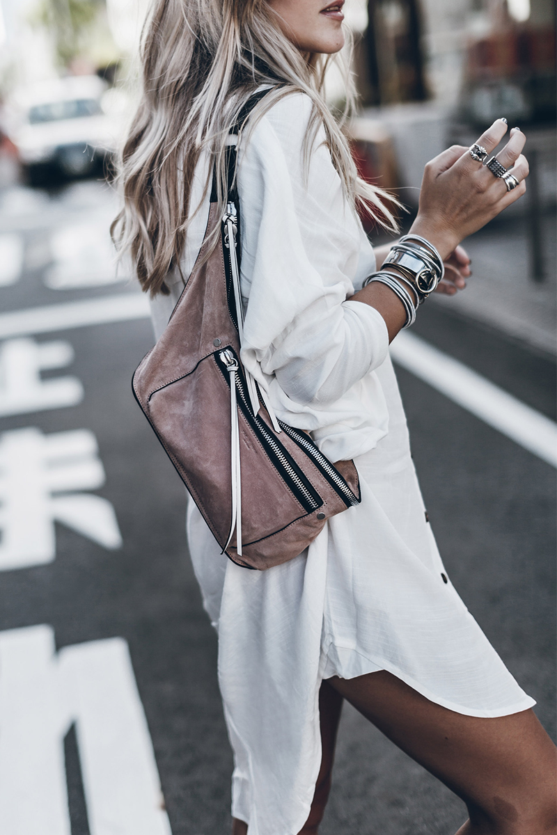 LM | Casual Street Solid Color Buckle Buttons Slit Swimsuits Cover Up