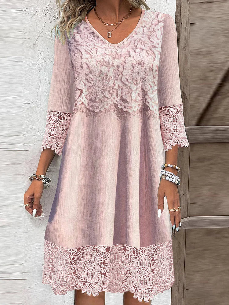LM | Timeless lace midi dress