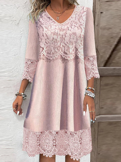 LM | Timeless lace midi dress