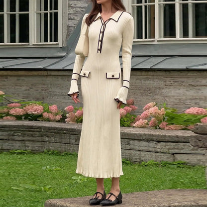 LM | Rib knit maxi dress