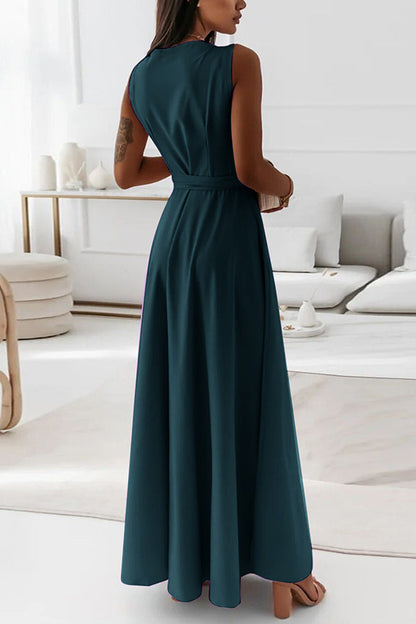 LM | Wrap strap maxi dress