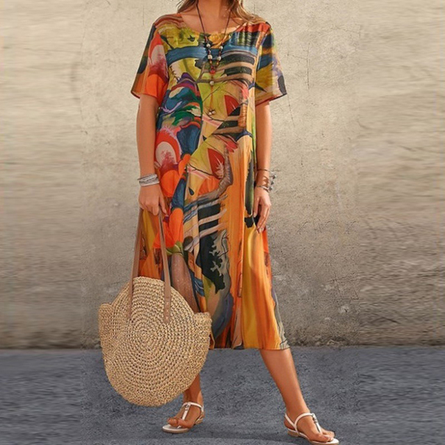 LM | Effortless off-the-shoulder maxi dress