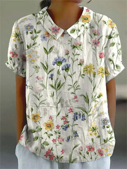 TS | Blouse with floral print for women