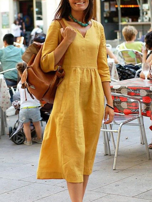 LM | elegant midi dress for women