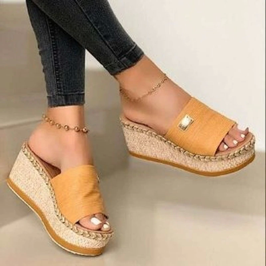 LM | Heels sandal thick bottom casual shoes