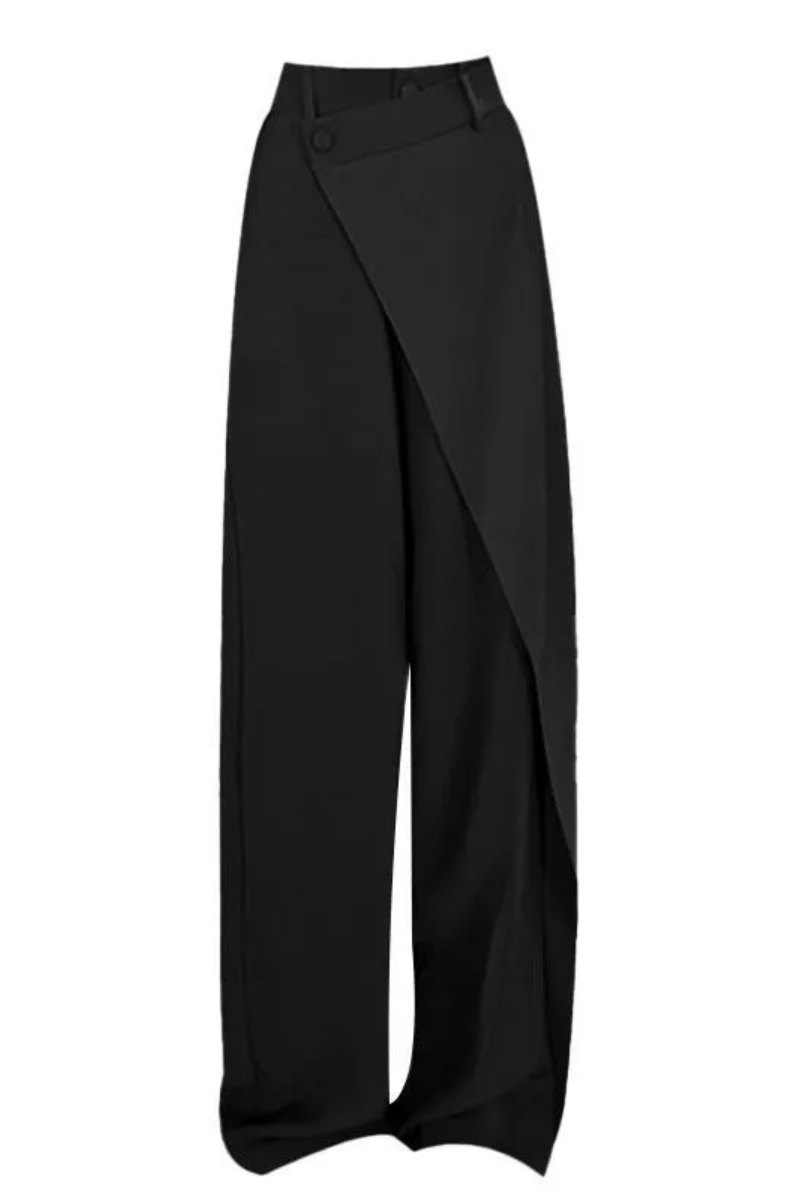LM | Irregular wide pants for women
