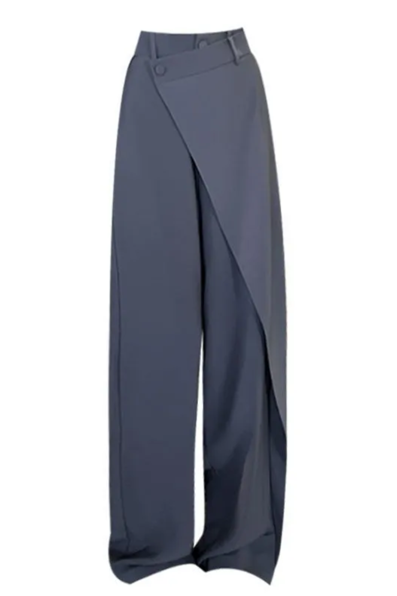 LM | Irregular wide pants for women
