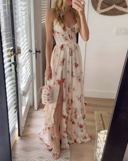 LM | Elegant floral maxi dress