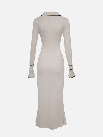 LM | Rib knit maxi dress
