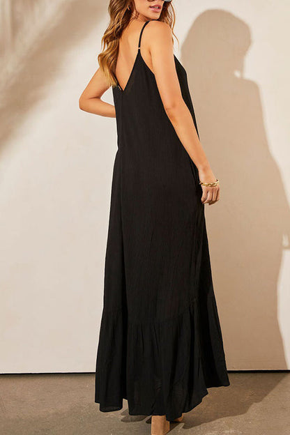 LM | KIMONIE Monochrome maxi dress with pocket