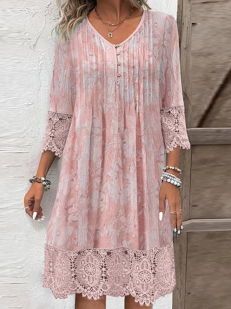LM | Timeless lace midi dress