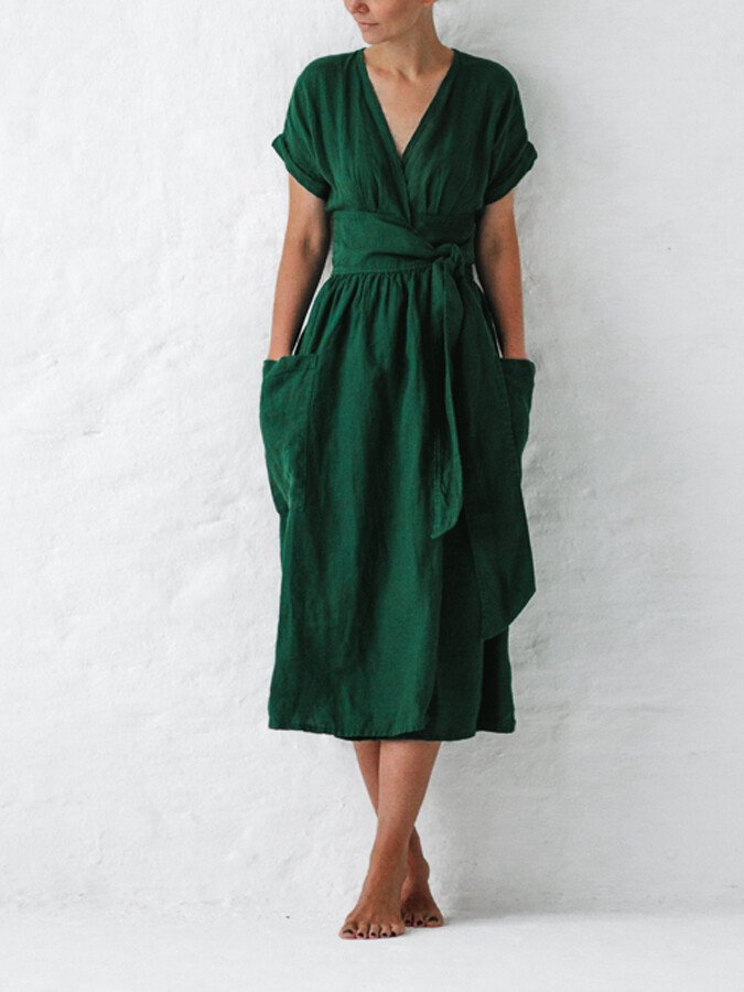 LM | elegant midi dress for women