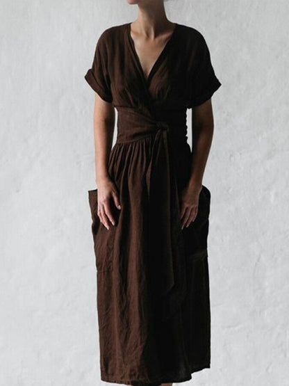 LM | chic midi dress for summer outings
