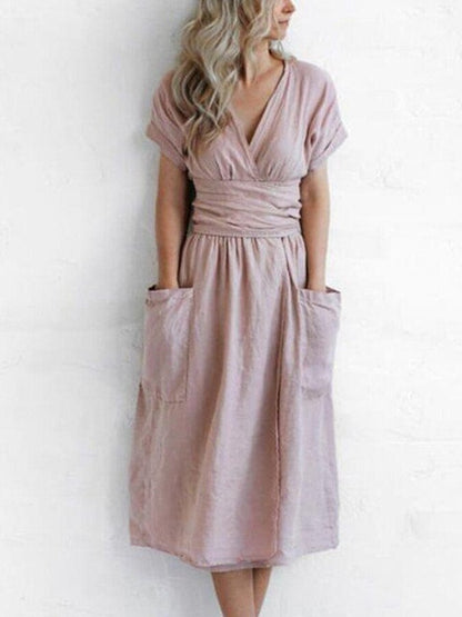 LM | elegant midi dress for women