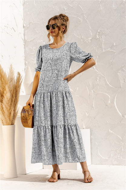 LM | Gingham midi dress for every day
