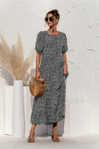 LM | Gingham midi dress for every day