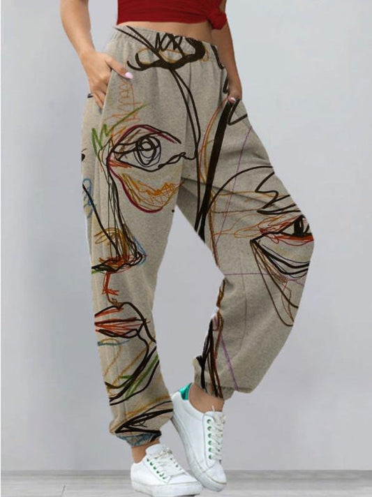 LM | Printed pants chic and elegant