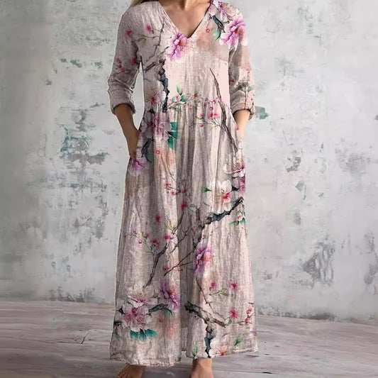 LM | Timeless floral maxi dress