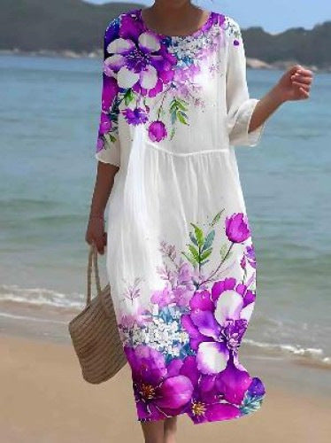 TS | Maxi dress with floral pattern