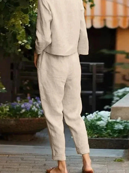 LM | Relaxed and stylish top and pants set
