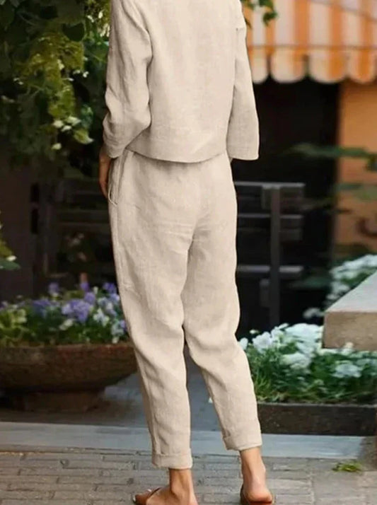 LM | Relaxed and stylish top and pants set