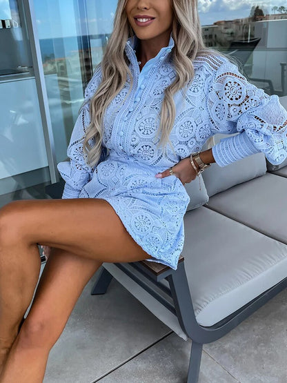 LM | Lace romper dress