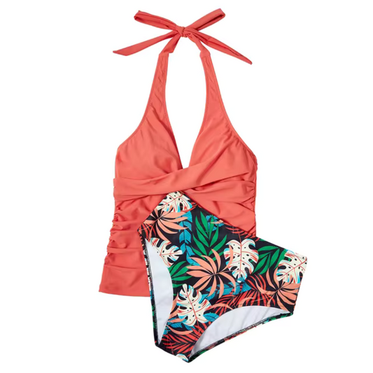 TS | Sexy swimsuit with high waist