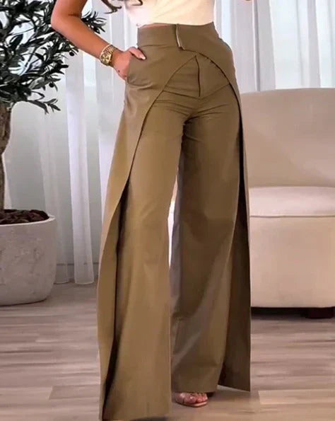 LM | Elegant high-waisted pants for women