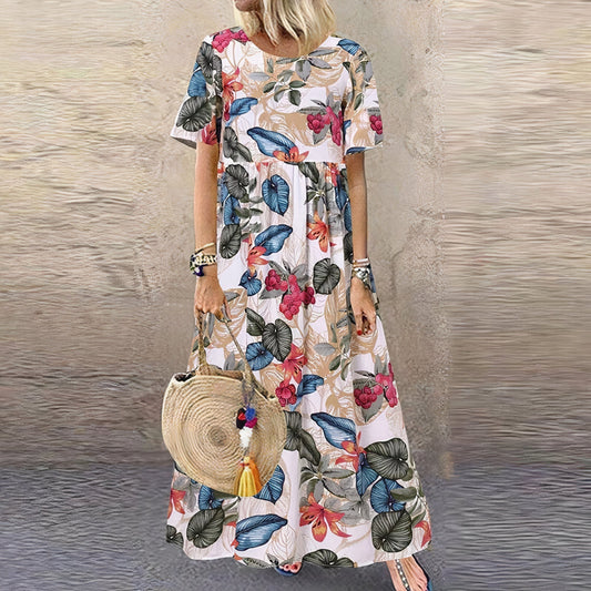 LM | Vibrant Floral Maxi Dress