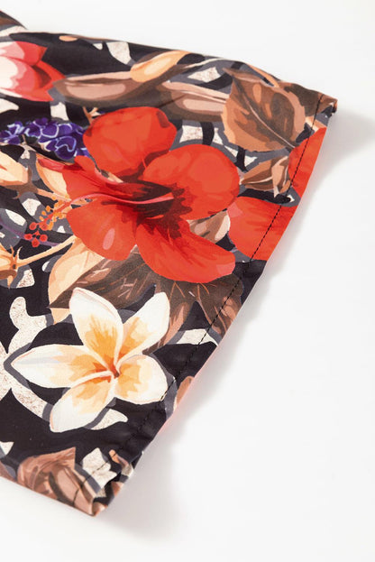 LM | Elegance with a black women's mini dress in a vintage look