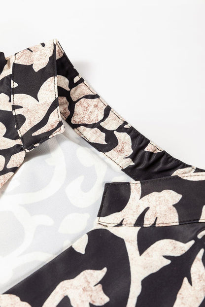 LM | Elegance with a black women's mini dress in a vintage look