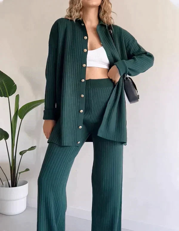 LM | Trendy and airy blouse and pants