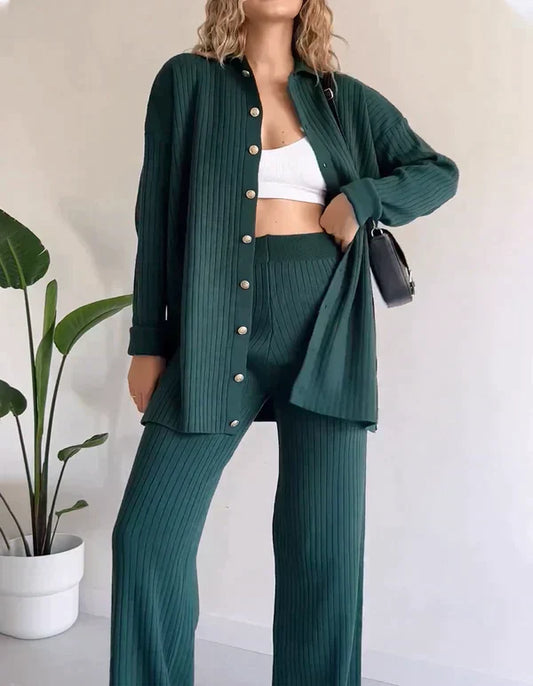 LM | Trendy and airy blouse and pants
