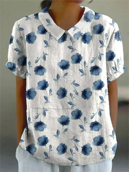 TS | Blouse with floral print for women