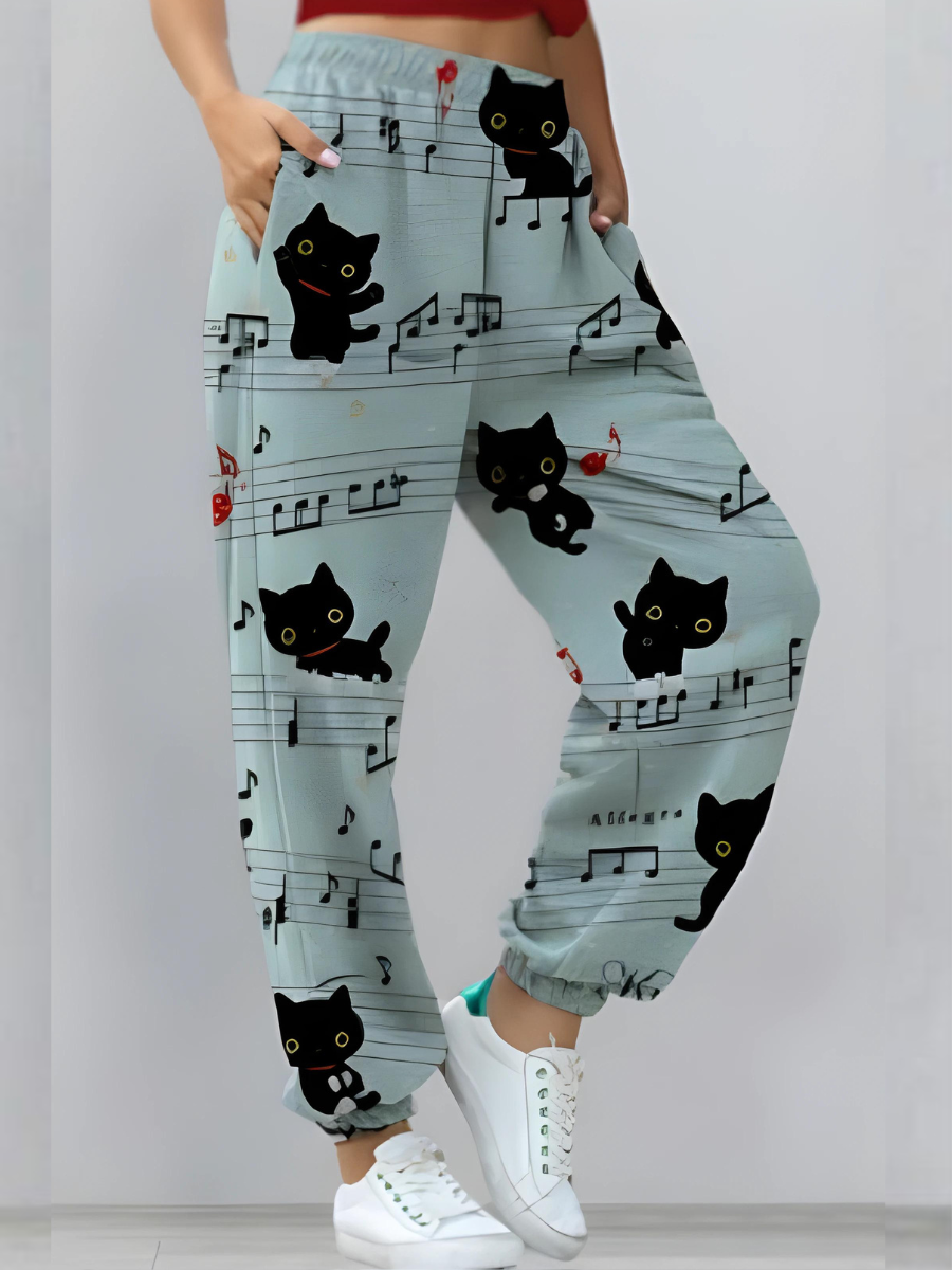 LM | Printed pants chic and elegant