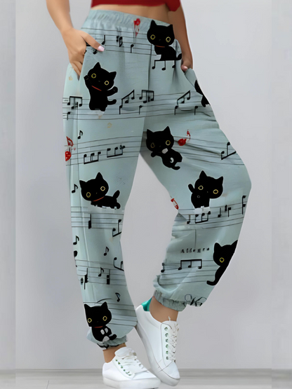 LM | Printed pants chic and elegant