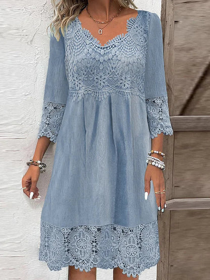 LM | Timeless lace midi dress