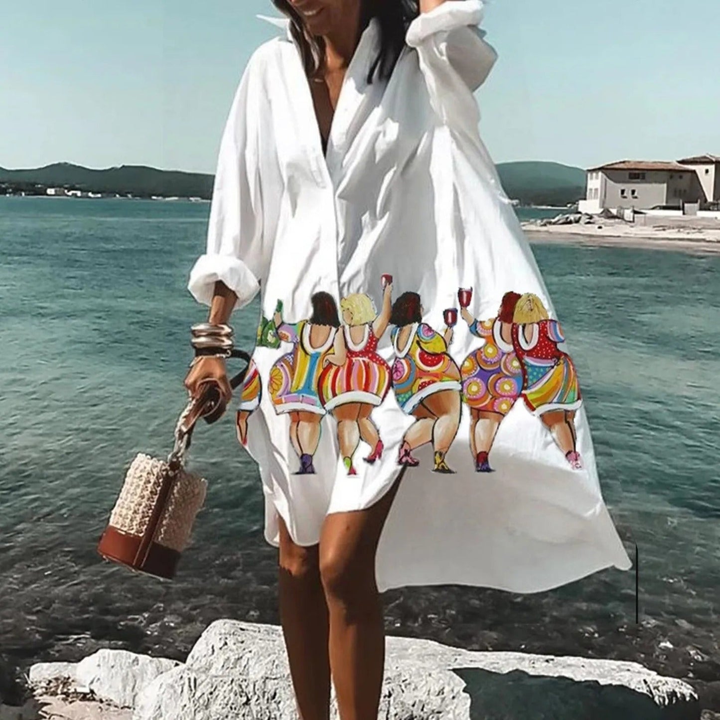 LM | Casual shirt dress