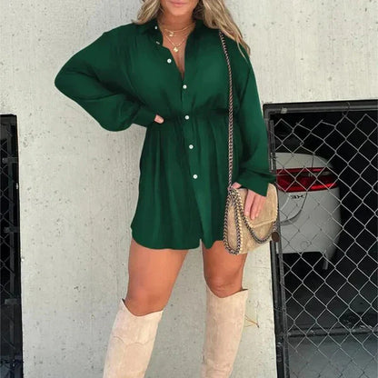 LM | Romper dress with long sleeves.