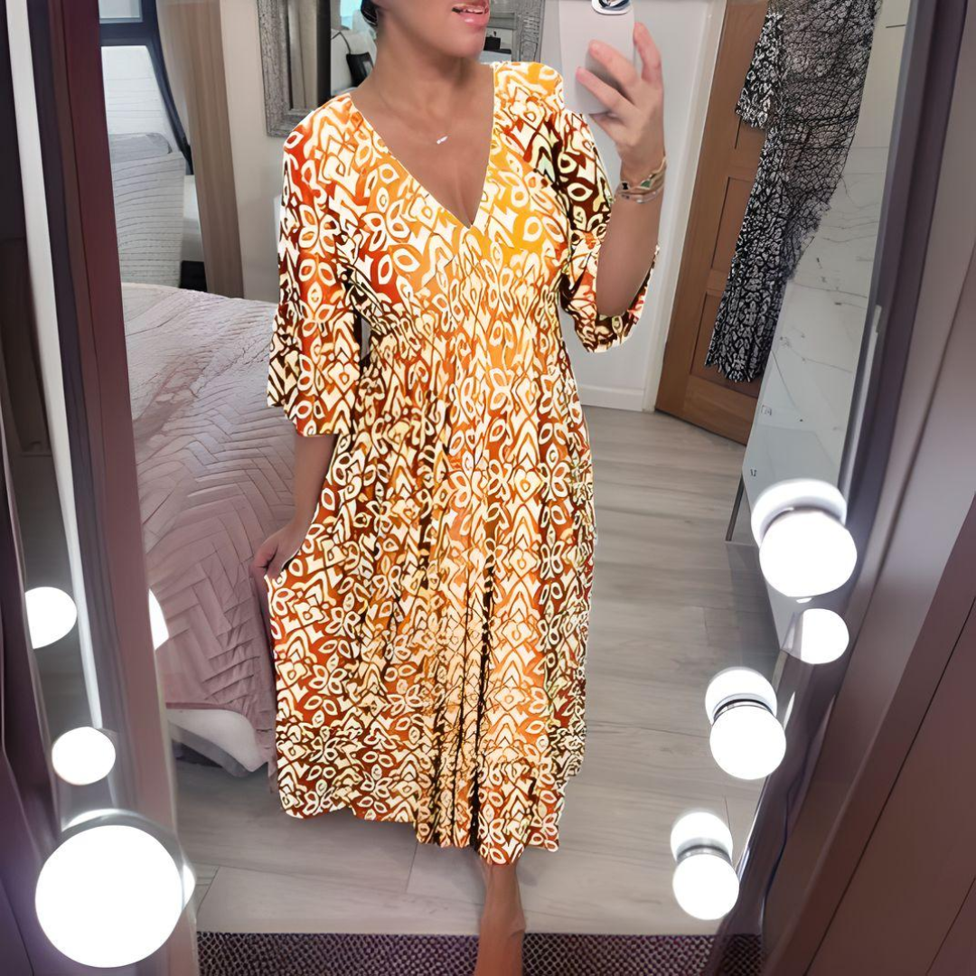 LM | Boho Chic Maxi Dress