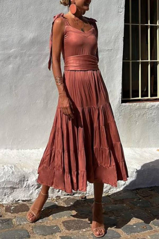 LM | Rocio tile midi dress