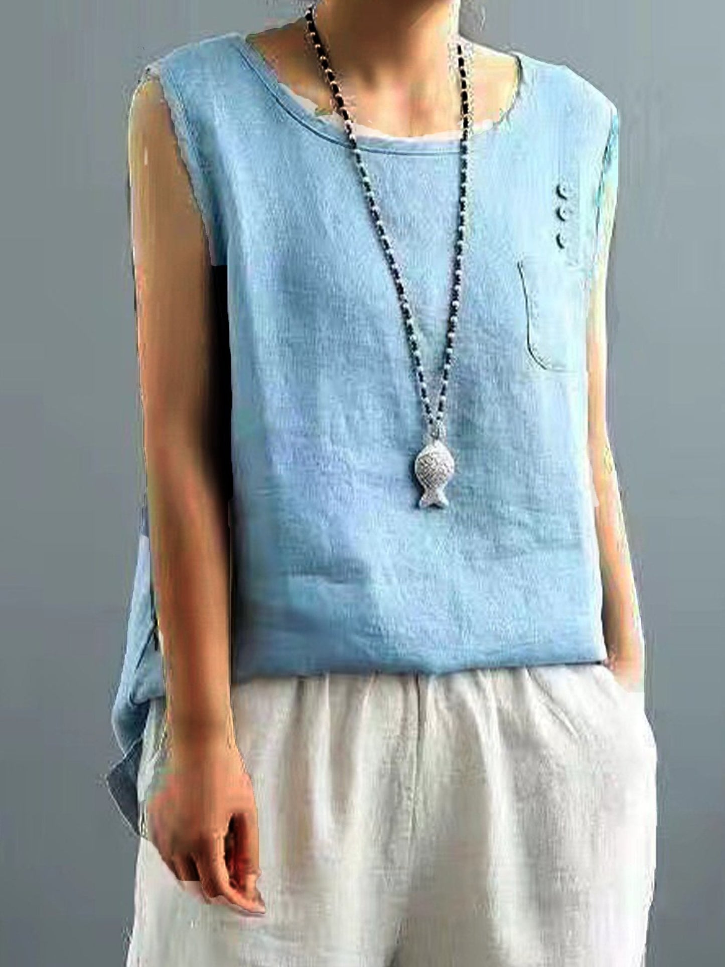 LM | Fashionable and fresh blouse
