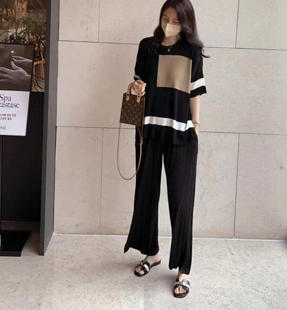 LM | Simple and breathable shirt and pants