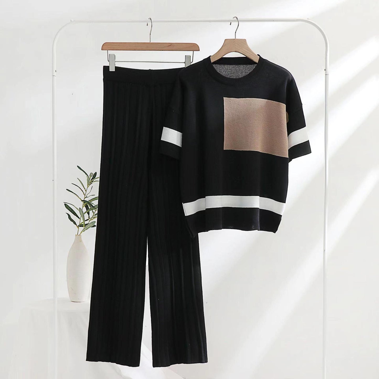 LM | Simple and breathable shirt and pants