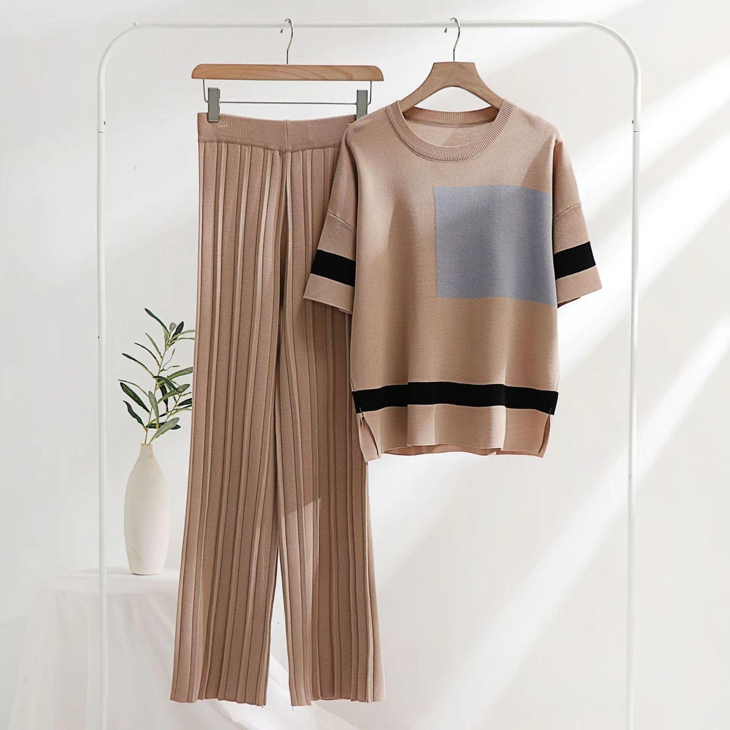 LM | Simple and breathable shirt and pants